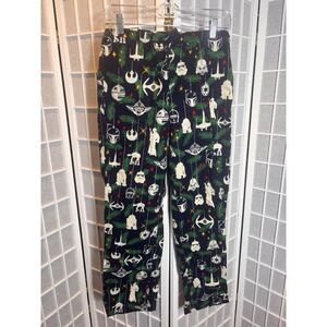 Hanna Andersson Adult Unisex XS Star Wars Holiday Print 100% Cotton Pajama Pants